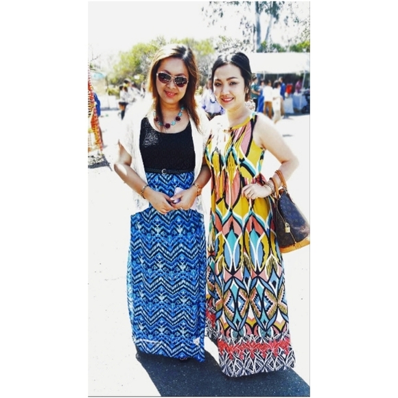 Anthropologie Dahlia Embroidered Zip Maxi by Floreat Size 4 Boho Easter Spring - Picture 9 of 9